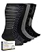 Men’s Compression Socks (6-Pack) – L/XL – Multicolored - Graduated Muscle Support, Relief and Recovery. Great for Running, Medical, Athletic, Diabetic, Travel, Nursing (8-15 mmHg)