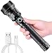 Produktbild Navy Dedicated Flashlight High Lumens Super Bright Waterproof-Wiederaufladbare zoombare LED-Taschenlampen in, für Camping/Wandern/Laufen/Notfälle (XHP70.2)
