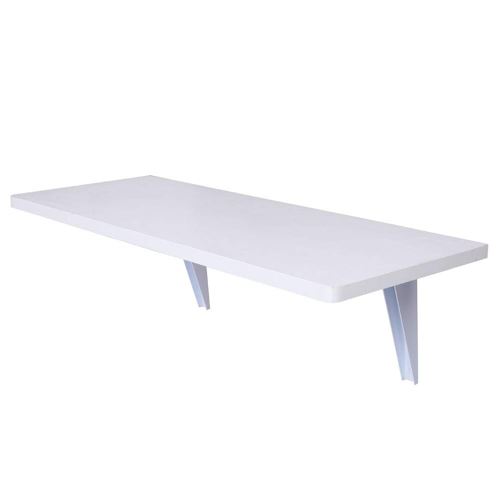 Folding Wall-Mounted Desk Space Saving Laptop Desk Floating Folding Table Sturdy Hanging Table for Apartment Study Bedroom
