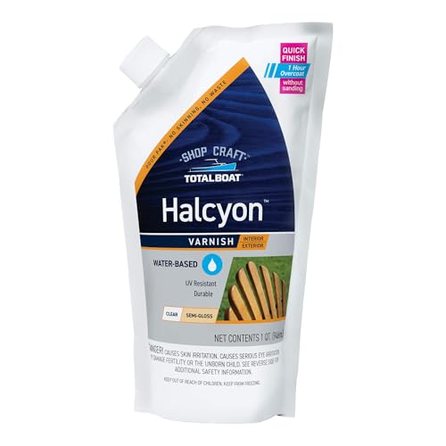 TotalBoat Halcyon Water-Based Marine Varnish