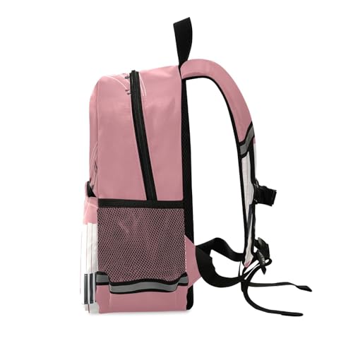 panksolu Piano Keys Musical Notes Pink Toddler Backpack for Boys Girls Kids Backpacks Preschool Bag Travel Bag2