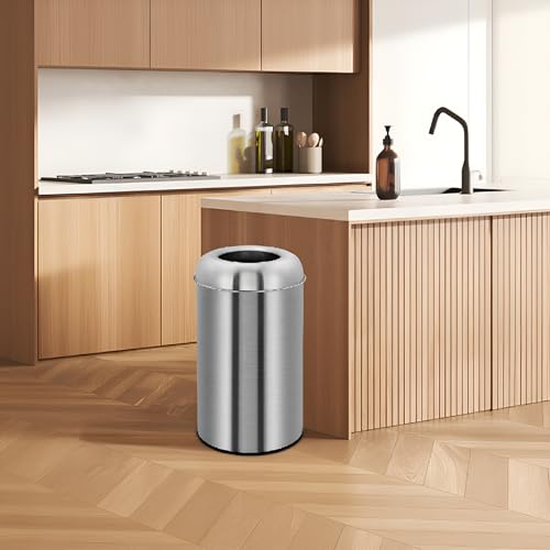 Caneca de basura de acero inoxidable 70L con cubeta interior miniatura 3