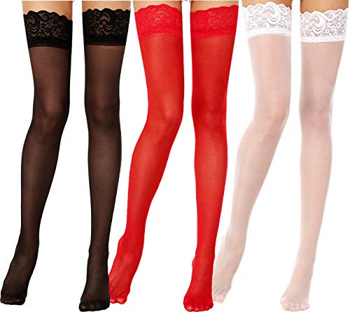 Image of Lidogirl Lace Top Thigh High Stockings