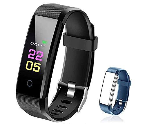 Fitness Tracker - Activity Tracker Watch with Heart Rate Blood Pressure Monitor, Waterproof