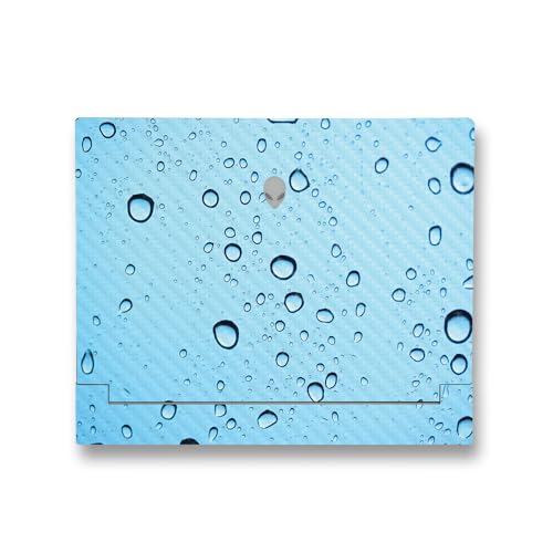 Image of MightySkins Carbon Fiber Skin Compatible with Alienware X14 R2 (2023) Full Wrap Kit - Rainy Day | Protective, Durable Textured Carbon Fiber Finish | Easy to Apply & Change Styles | Made in The USA