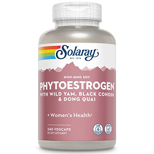SOLARAY PhytoEstrogen Menopause Supplements 60 Servings 240 VegCaps