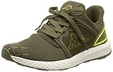 Plantilla agradable Kappa ETAL Unisex, Zapatillas para Correr de Carretera Adulto, 3133 Verde Militar, 36 EU