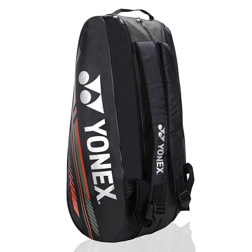 Image of YONEX Badminton Racquet Bag ACE2 1129 BT9 |Thermal Lining Compartment |Eronomic STRPS |Available as Backpack|Hand Carry |Accessories Compartment |9 Racquet Comaprtment |Widve Shoe Packet