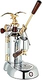 la Pavoni Expo 2015 EXP Independiente Máquina espresso Cromo, Oro 1,6 L 16 tazas Semi-automática - Cafetera (Independiente, Máquina espresso, 1,6 L, De café molido, 1000 W, Cromo, Oro)