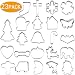 Produktbild SPECOOL Ausstecher Ausstechformen Weihnachten Set Fondant Keks Ausstecher Form Aluminiumlegierung Schneider für Backformen Dekoration DIY Backen Sugarcraft Gebäck Küche Zubehör