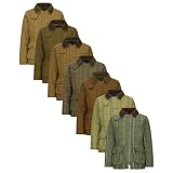 WALKER AND HAWKES - Hazelwood - Damen Country-Jacke aus Tweed - für die Jagd geeignet - Dunkles Salbeigrün - EU 36 (UK 8)