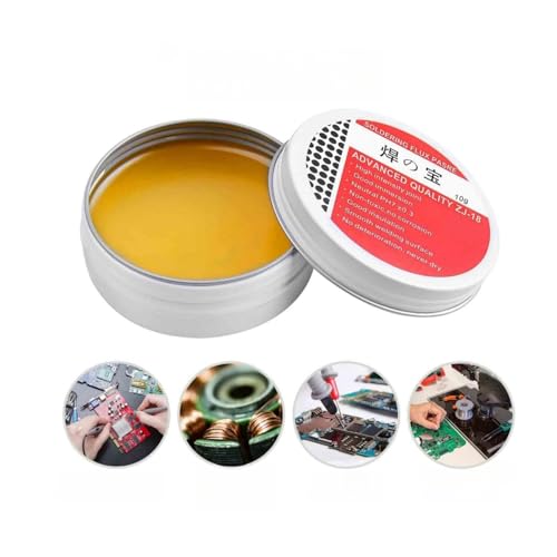 Professional Soldering Paste With 10g Flux For Mobiles&Appliances&Computers,Solder Flux,Flux Soldering Paste,Solder Paste,Soldering Flux,No-Clean Solder Grease Ideal For Welding & Mechanic Maintenance