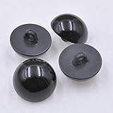 DIY Craft Button 100Pcs Type Mushroom Domed Round Buttons Sewing Shank DIY Dog Eye Black Button 9mm(0.35