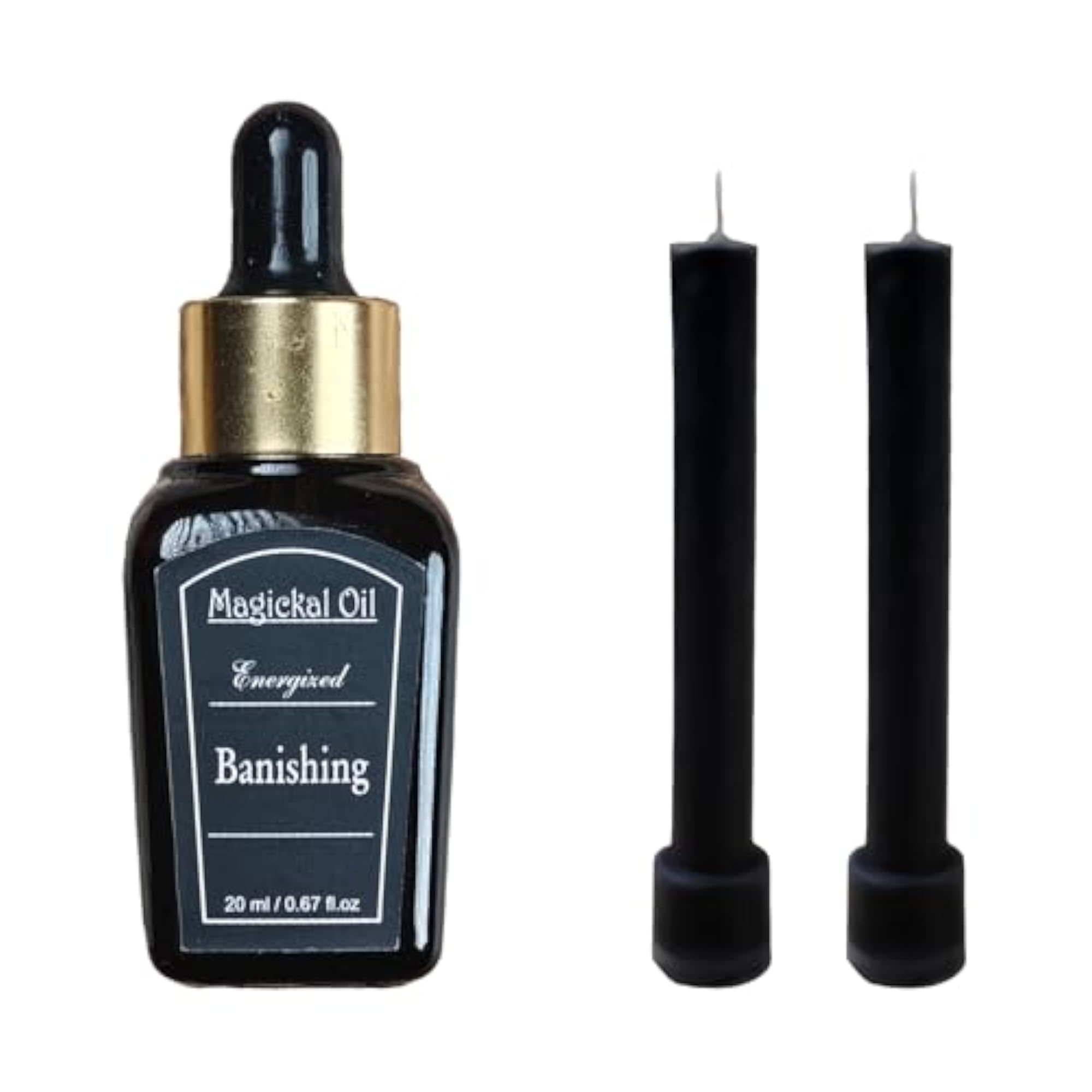Banishing Blend with 2 Taper Candles