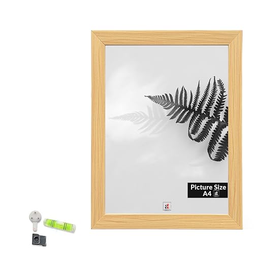 Image of Art Street Hanging Photo Frame for Wall Hanging Picture Frames for Wall Decoration Home Decor Photo Frames for Diwali Decoration Picture Frame A4 Size Beige 20x30 cm