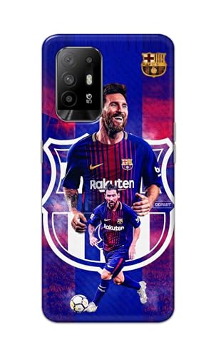 Image of Printed Hard Back Cover Case for Oppo F19 Pro+ 5G | Oppo F19 Pro Plus Back Cover (Famous Football Player) -1111