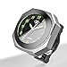 Produktbild Motorrad wasserdichte Uhr schwarz blau rot silber für Fahrrad/Motorrad/SUV verschiedene Modelle, passend für 7/8"oder 1" Lenker, Halterungsdurchmesser 22-28mm(schwarz)