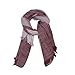 ANKOMINA Unisex Striped Cotton Linen Long Scarf Fashion Warm Lightweight Scarves Wraps with Fringed Edges for Women Men