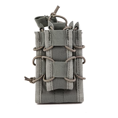Emersongear Tactical Molle Pistol and Rifle Magazine Pouch for Duty Belt/Vest/Chest Rig