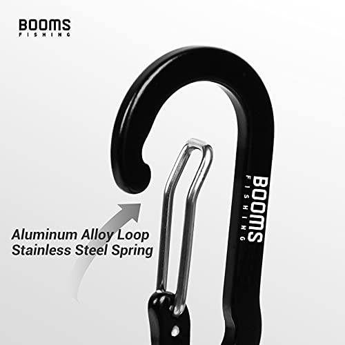 Booms Fishing T04 Fishing Lanyards Fishing Tool/Pole Safety Coil Lanyard Retractable Wire Inside Tup Cover