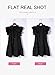 Dokotoo Womens 2023 Spring Summer Drawstring V-Neck Ruffle Sleeveless Tank Dress Cap Short Sleeve Side Pockets Easter Mini Dress Sundress Black X-Large