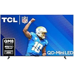 1 of TCL 85-Inch QM85 QLED 4K Smart QD-Mini LED TV with Google TV (85QM851G, 2024 Model) Dolby Vision IQ HDR, Dolby Atmos, Game Accelerator up to 240Hz, Voice Remote, Works with Alexa, Streaming Television