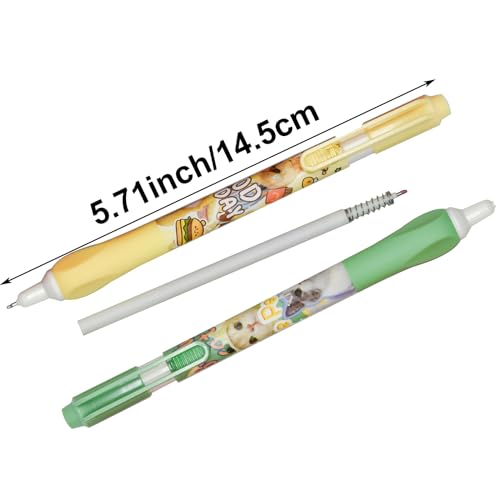 Set de 24 bolígrafos retractiles Maydahui con tinta negra miniatura 2