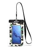CaliCase Universal Waterproof Floating Case - Green Camo