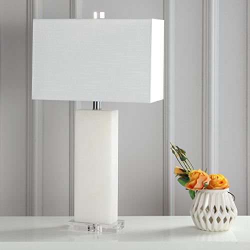 Jonathan Y JYL2009A Tiggie 27 Inch Alabaster Led Table Lamp Modern Contemporary Glam Bedside Desk Nightstand Lamp thumb #5