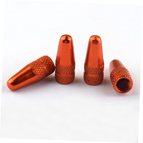 KICHOUSE 20 piezas Tapas de válvula de aleación de aluminio anodizado para bicicletas, cubiertas de polvo ligeras y fáciles de instalar, previenen fugas de aire, estilo francés para bicicletas de montaña y carretera miniatura 5