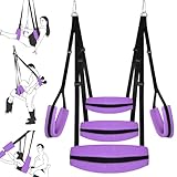 Ahsuxuhe Sex Swing BDSM Sex Toys for Couples - Enhanced Ceiling & Door Sex Swings with Widened Neck Lumbar Hip Pads, Bondage Restraints Adult Toys with Adjustable Sex Straps, Holds up to 300 lbs