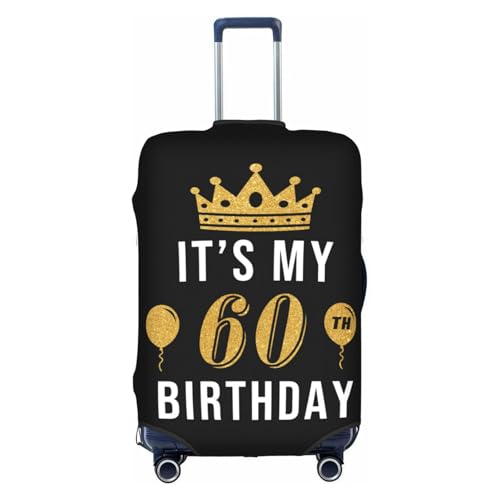 Travel Luggage Cover It‘s My 60th Birthday Fashion Washable Baggage Suitcase Protector Fit For Luggage Small
