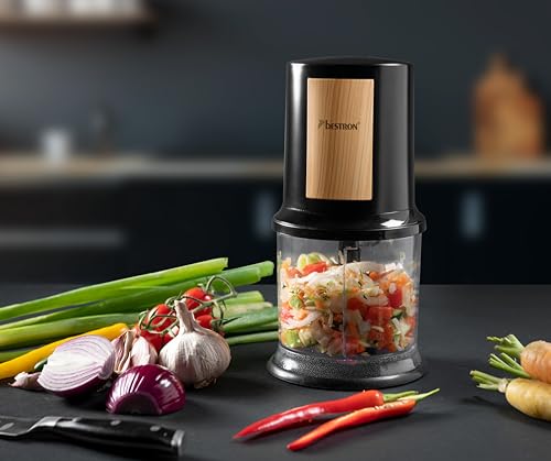 Bestron hachoir électrique mini hachoir idéal pour les légumes les oignons Deux lames de coupe & capacité de 500 ml Coleur: - vue 3
