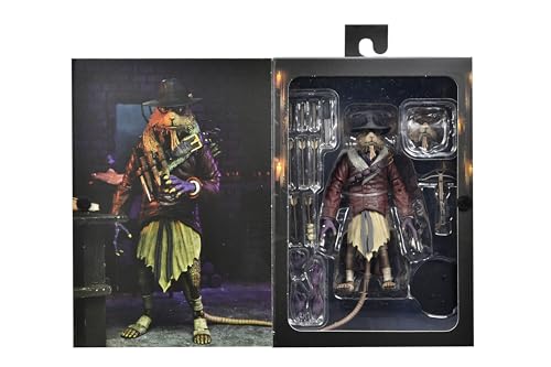 Master Splinter Van Helsing 18cm - Action Figure Da Collezione Tartarughe Ninja E Universal Monsters - 5