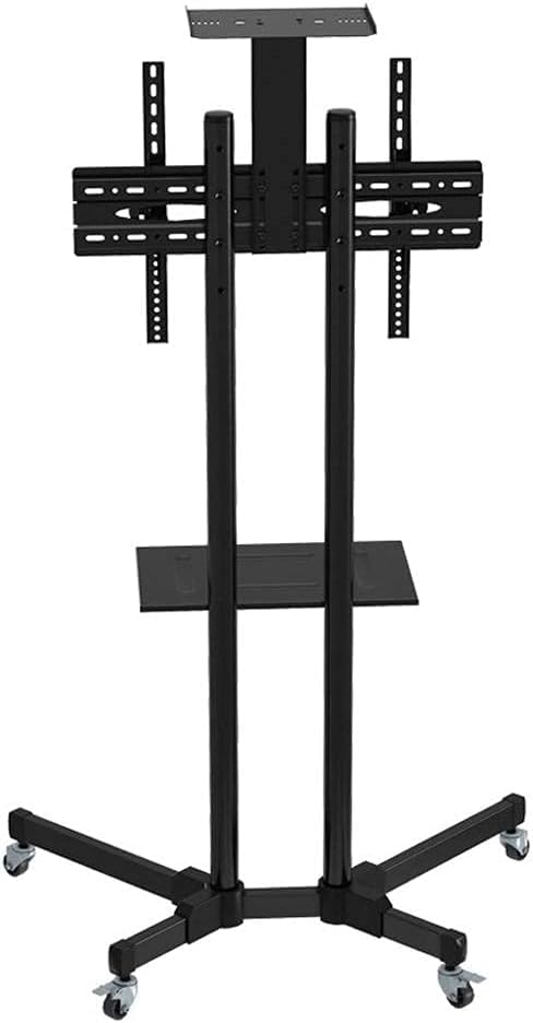 Soporte móvil para TV con estante ajustable y ruedas miniatura 4
