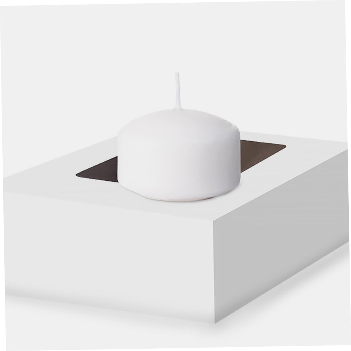 FUNOMOCYA Beautiful Large Floating Candles 10pcs Unscented Dripless Ornamental Candles for Home Decor Ideal for Parties