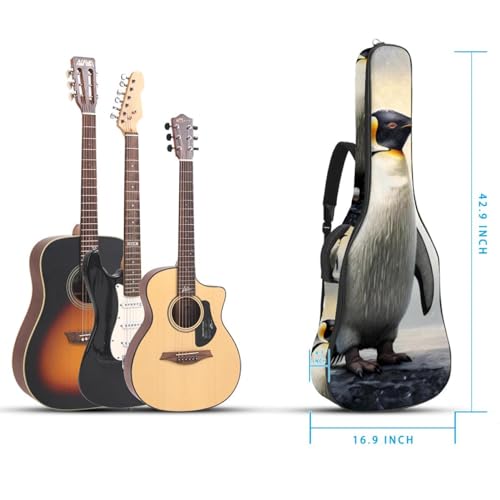 JRHEJTFZ Housse pour guitare acoustique de 1,9 cm d’épaisseur – Imperméable – Durable et élégant – Motif pingouins, Multicolore 5., 42.9×16.9×4.7 in, Motif imprimé tendance - Les Beatles, Paul McCartney, John Lennon, RIngo Starr, George Harrison JRHEJTFZ Housse pour guitare acoustique de 1,9 cm d'épaisseur - Imperméable - Durable et élégant - Motif pingouins, Multicolore 5., 42.9x16.9x4.7 in, Motif imprimé tendance – Image 6