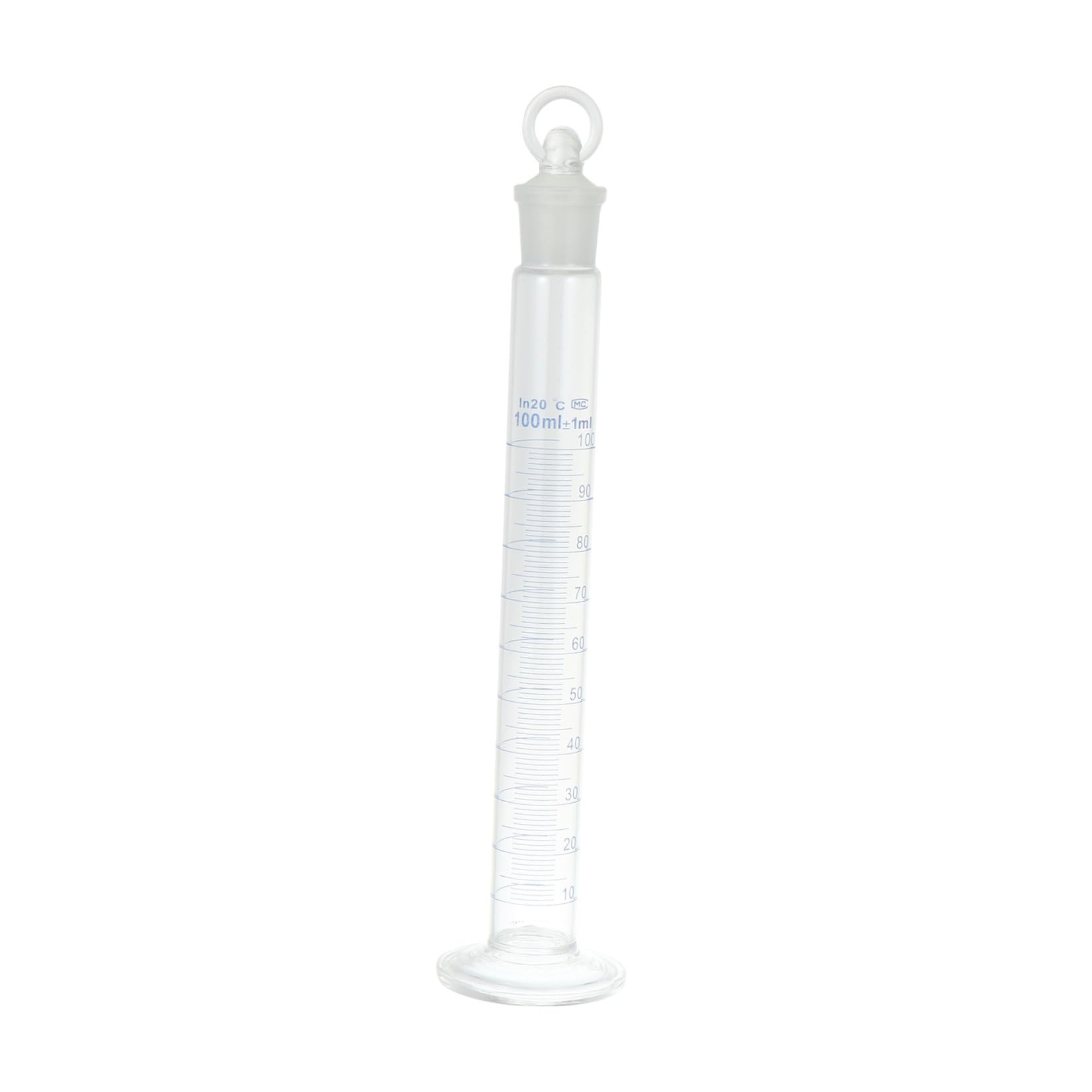Cilindro medidor de vidrio Holibanna profesional con escala 8