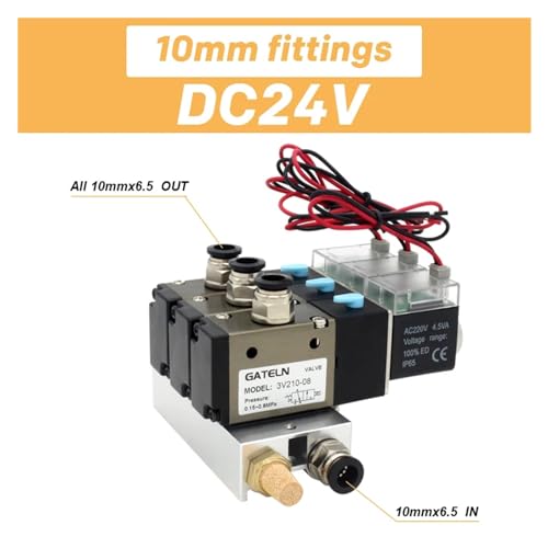 Électrovanne normalement ouvert 3 ports DC24V pour collecteur