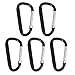 ZHENZQ 5pcs Large Strong Carabiner Small Carabiner Keychains Pack Carabiners Clip Hiking Accessories
