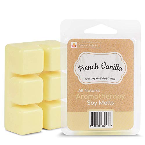 Inyournature Scented Soy Wax Melts - (5-Pack) 15 Ounces Wax Cubes For Electric Warmer Infused With Essential Oils - Lavender, Rose, Vanilla, Sandalwood And Ocean Breeze | All Natural Paraffin-Free #TOP5