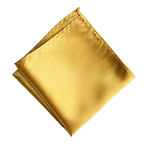 Image of Satin Pocket Square for Men Wedding Handkerchief for Suit Blazer Tuxedo Mens Formal Pocket Square Stylish Party Business Office Groom Accessory Soft Polyester Silk Satin Hanky