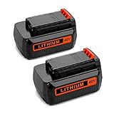 2 Pack 40 Volt MAX 3.0Ah LBXR36 Replacement Battery for Black&Decker LBX2040 LBXR36 LBX36 LBXR2036...