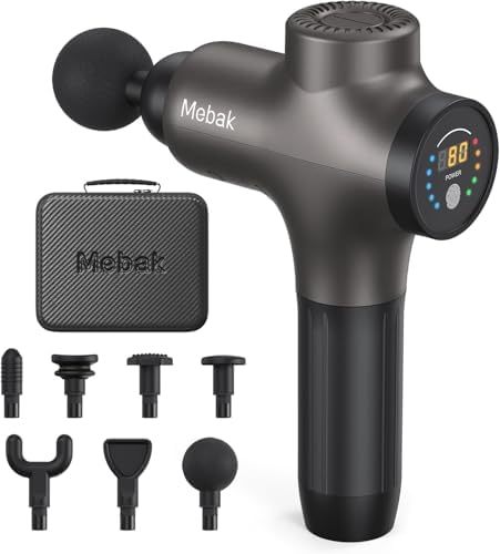 Mebak 3 Massage Gun, Massage Gun Deep Tissue for Athletes, Profes...
