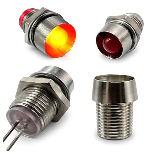 Lumetheus LED Fassung 3mm Metall Silber - 20 Stück Set - Hochwertige Lampenfassung mit Gewinde für Leuchtdioden - Vielseitige Montage in Display Panels, Beleuchtung & Bastelprojekte