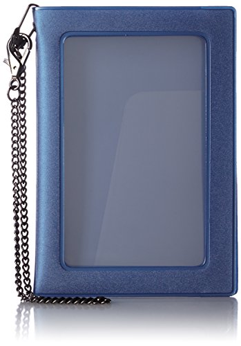 チェーン付パスポートカバー ブルー 13.8cm 210849 BL ブルー
