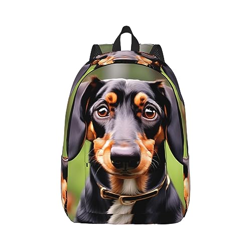 Sac à dos infirmière motif chien teckel idée cadeau originale diplôme de santé