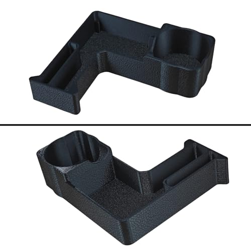 Image of Center Console Storage for Automatic Jimny, ABS Plastic, Phone Holder, Cup Holder, Card Holder (Pack of 1)