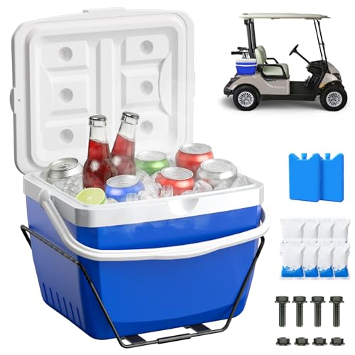 Upgrade 15L Golf Cart Cooler, Portable Golf Cart...