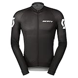 Black / white Scott RC Pro Fahrrad Trikot lang schwarz 2023: Größe: M (46/48)